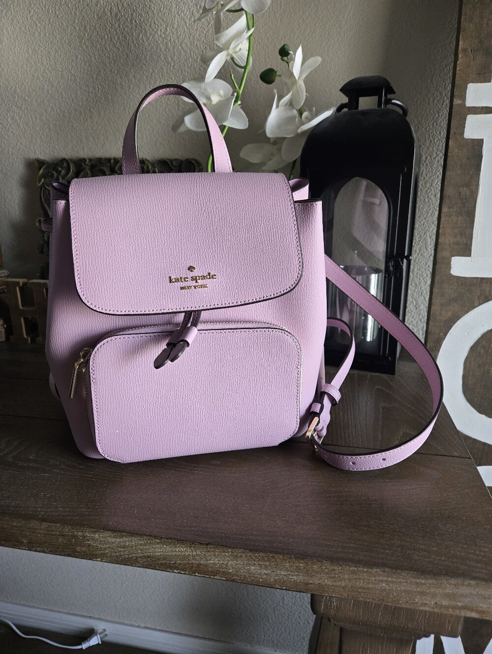 kate spade New York Pink Leather Mini Backpack